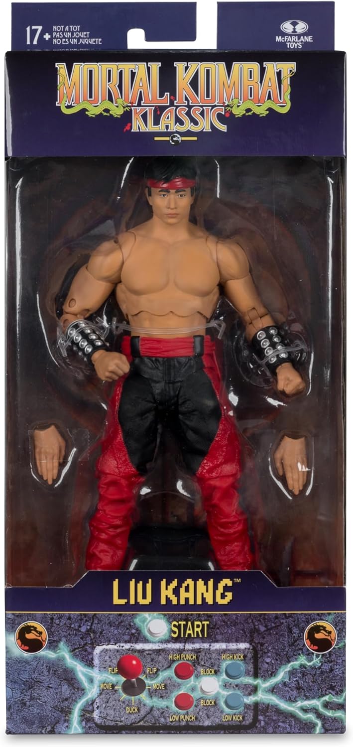 Mortal Kombat Klassic 7 Inch Action Figure Wave 1 - Liu Kang
