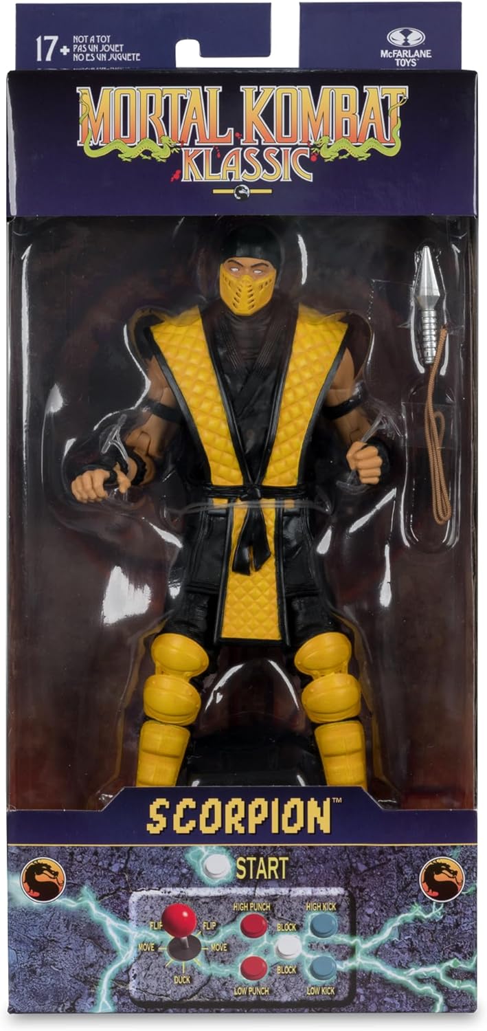 Mortal Kombat Klassic 7 Inch Action Figure Wave 1 - Scorpion