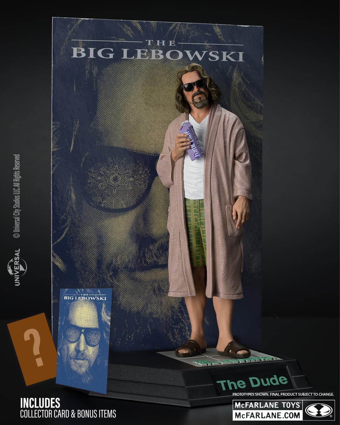 Movie Maniacs The Big Lebowski 6 Inch Static Figure Posed - The Dude Digital
