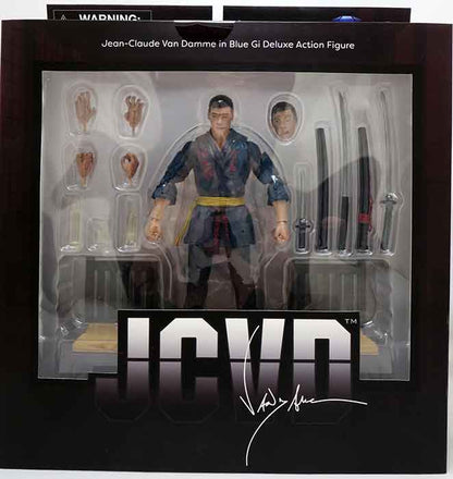 Movie Select Deluxe 7 Inch Action Figure - Jean-Claude Van Damme (Blue Gi)