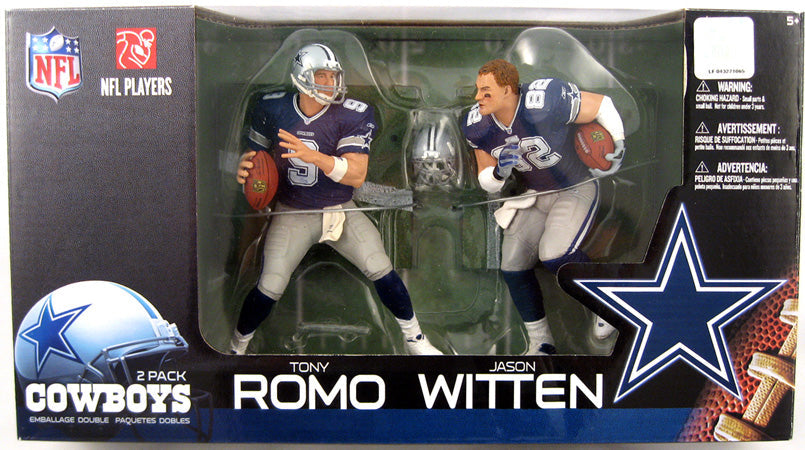 NFL Football Box Set Action Figure 2-Pack: Jason Witten & Tony Romo