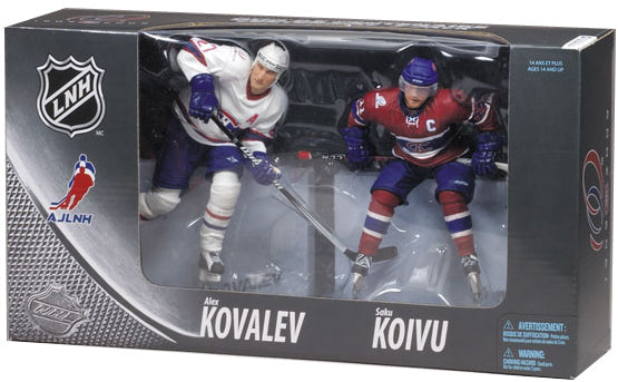 McFarlane NHL Hockey Action Figures Box Set: Exclusive Saku Koivu / Alex Kovalev