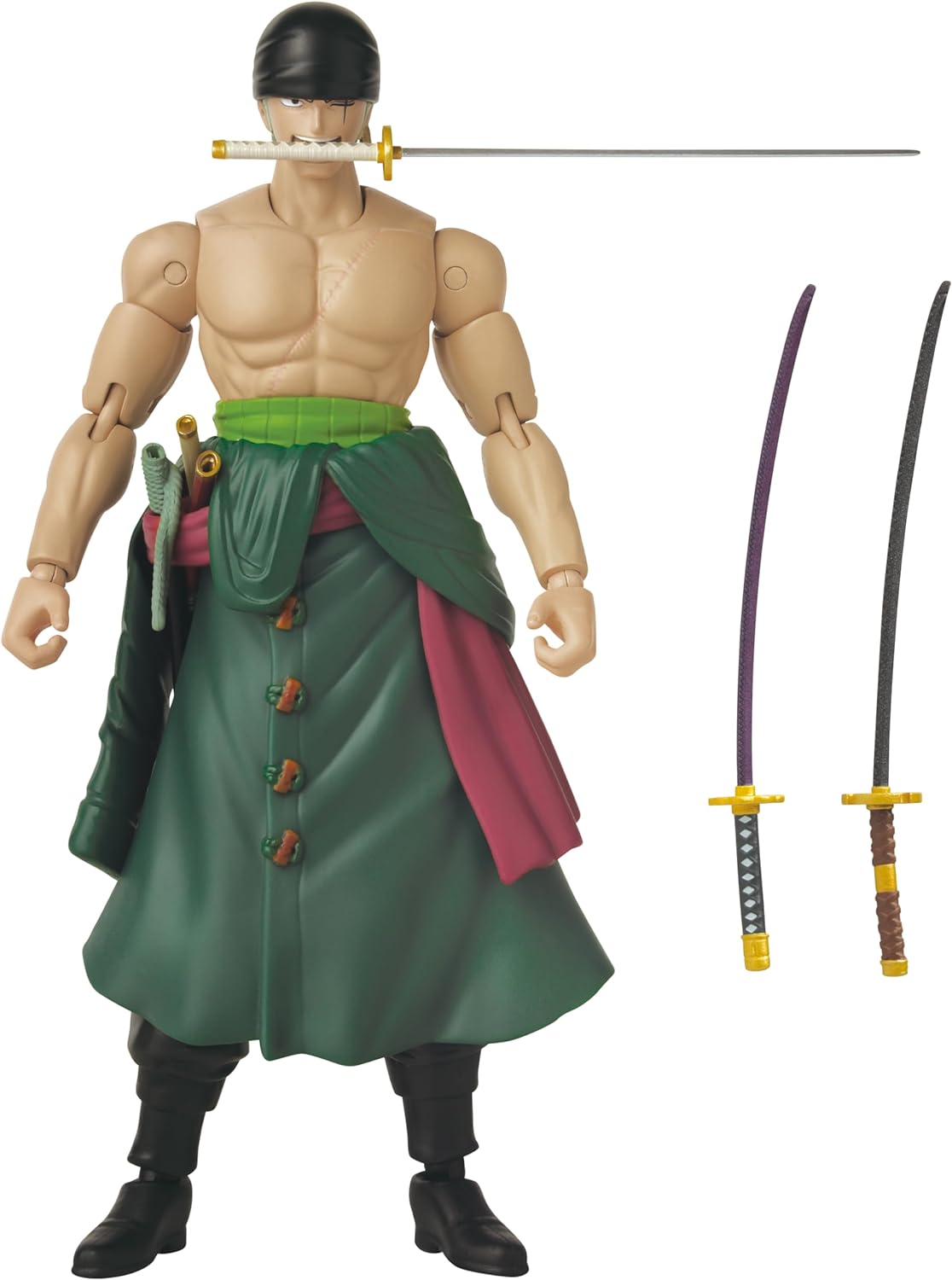 One Piece 6 Inch Action Figure Anime Heroes - Roronoa Zoro Three Sword Style