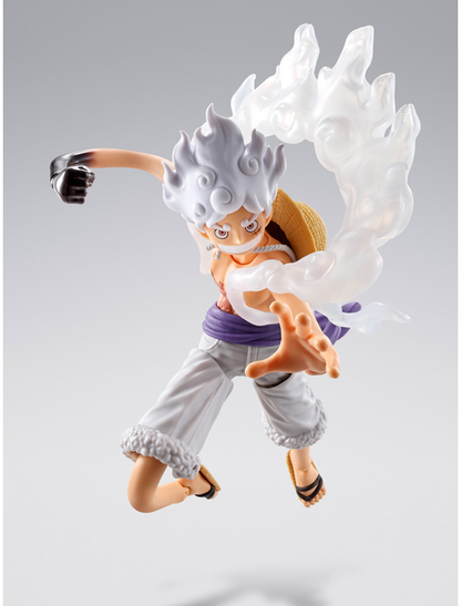 One Piece 6 Inch Action Figure S.H. Figuarts Exclusive - Monkey D. Luffy Gear5 Future Island Egghead