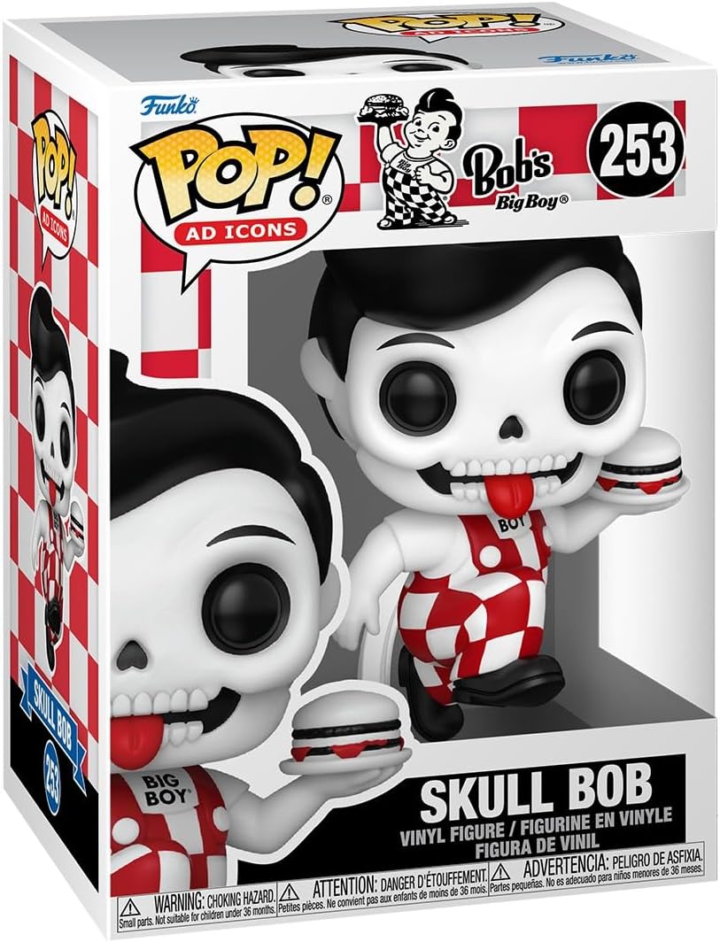 Pop Ad Icons Bob's Big Boy 3.75 Inch Action Figure - Skull Bob #253