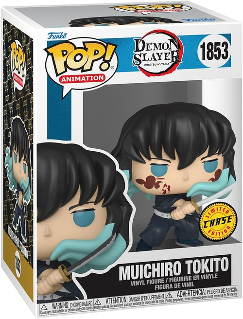 Pop Animation Demon Slayer 3.75 Inch Action Figure Exclusive - Muichiro Tokito #1853 Chase