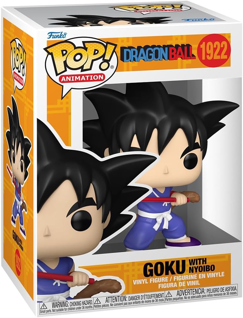 Pop Animation Dragonball 3.75 Inch Action Figure - Goku with Nyoibo #1922