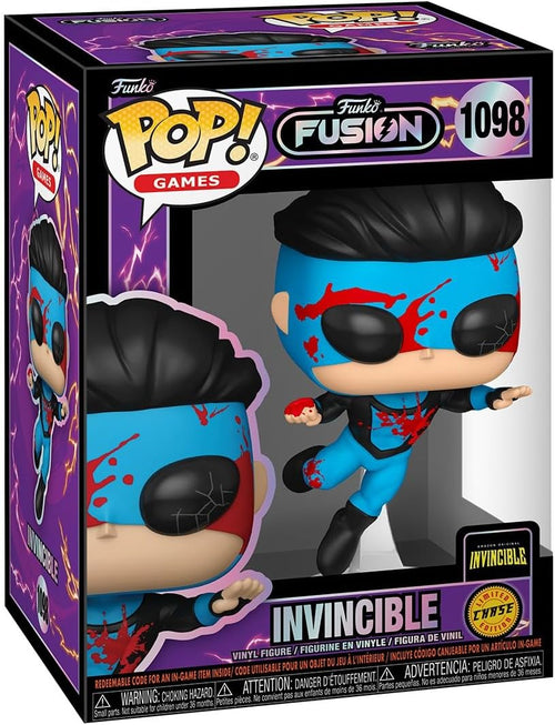 Pop Animation Invincible 3.75 Inch Action Figure Fusion Exclusive - Invincible #1098 Chase