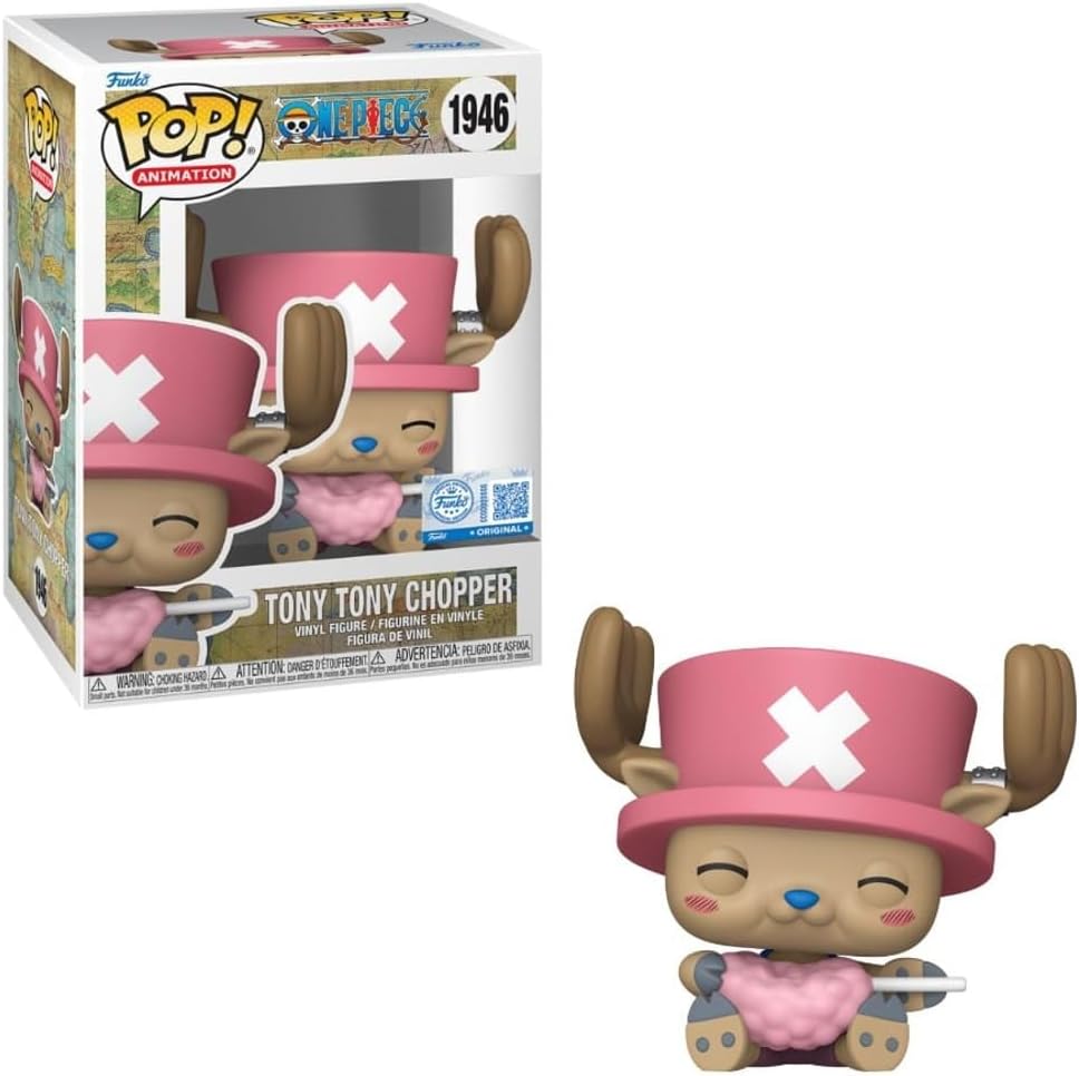 Pop Animation One Piece 3.75 Inch Action Figure Exclusive - Tony Tony Chopper with Cotton Candy #1946