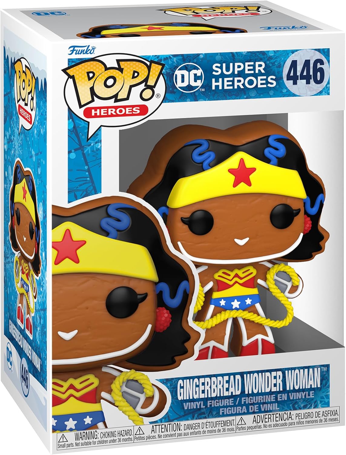 Pop DC Heroes 3.75 Inch Action Figure - Gingerbread Wonder Woman #446