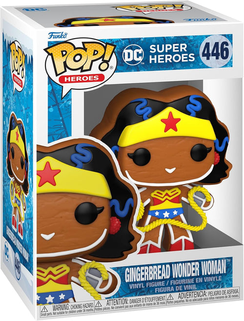 Pop DC Heroes 3.75 Inch Action Figure - Gingerbread Wonder Woman #446