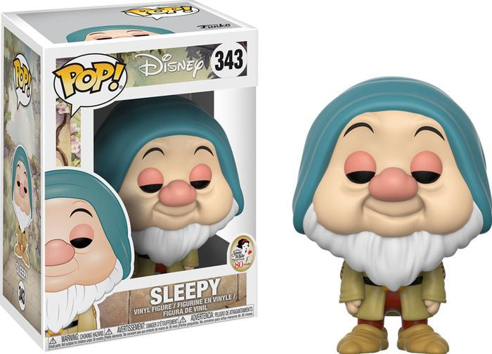 Pop Disney Snow White 3.75 Inch Action Figure - Sleepy #343