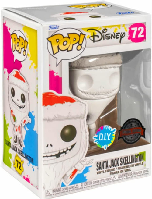 Pop Disney The Nightmare Before Xmas 3.75 Inch Action Figure Exclusive - Santa Jack Skellington D.I.Y. (Sub-Standard Packaging)