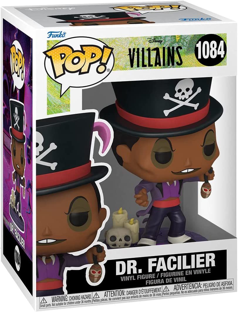 Pop Disney The Princess and the Frog 3.75 Inch Action Figure - Dr. Facilier #1084