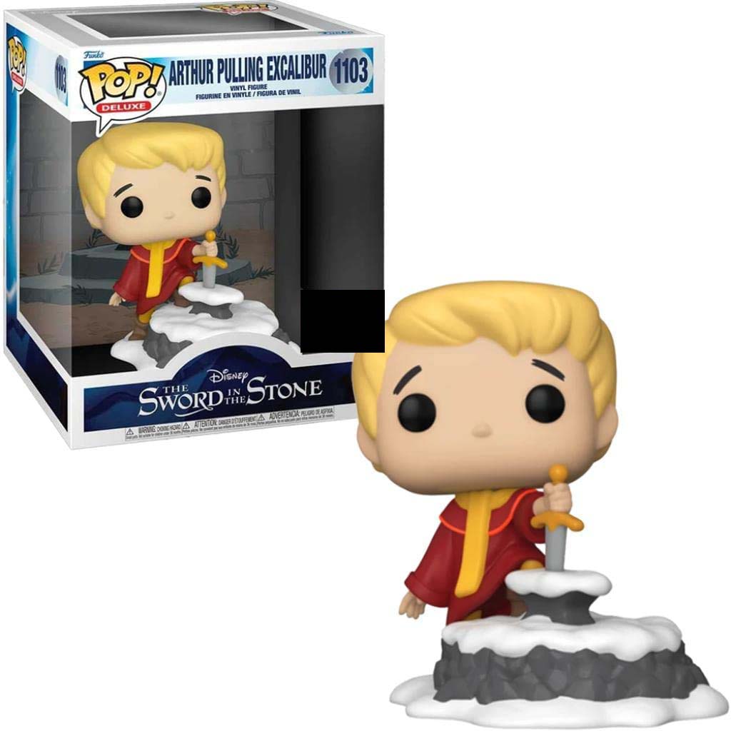 Pop Disney The Sword in the Stone 3.75 Inch Action Figure Deluxe Exclusive - Arthur Pulling Excalibur #1103