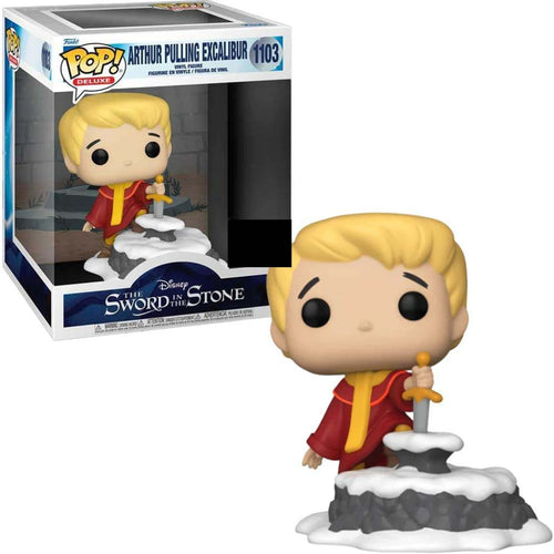 Pop Disney The Sword in the Stone 3.75 Inch Action Figure Deluxe Exclusive - Arthur Pulling Excalibur #1103