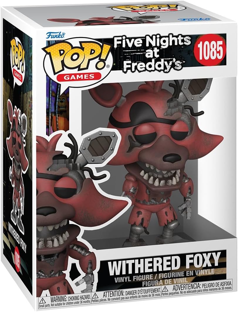 Pop Games Five Nights At Freddy's 3.75 Inch Action Figure - Withered Foxy #1085