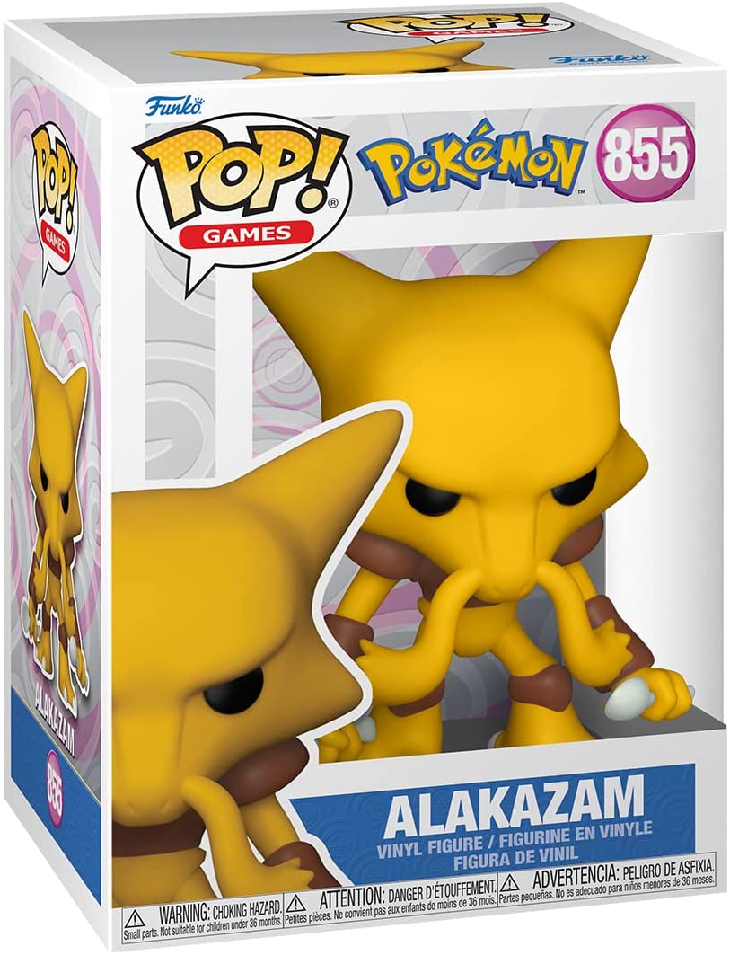 Pop Games Pokemon 3.75 Inch Action Figure - Alakazam #855