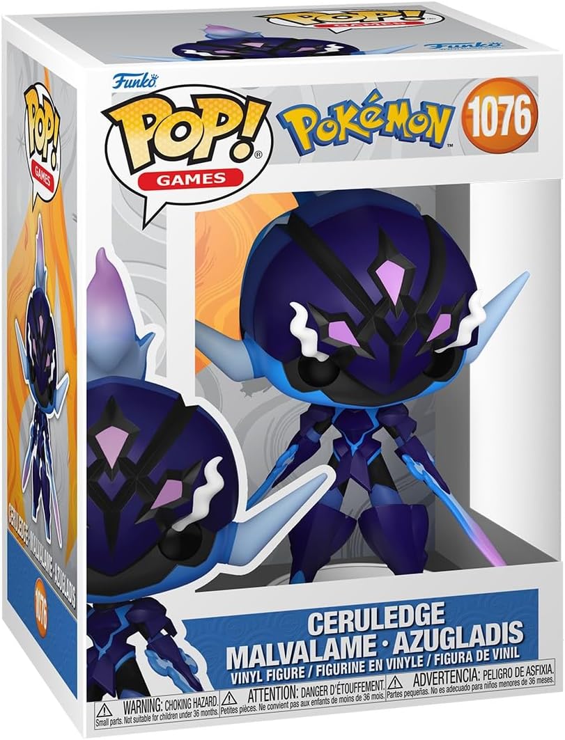 Pop Games Pokemon 3.75 Inch Action Figure - Ceruledge #1076