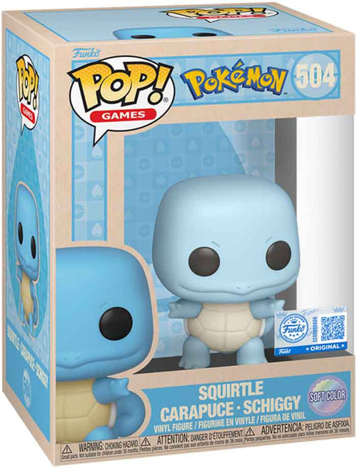 Pop Games Pokemon 3.75 Inch Action Figure Exclusive - Squirtle #504