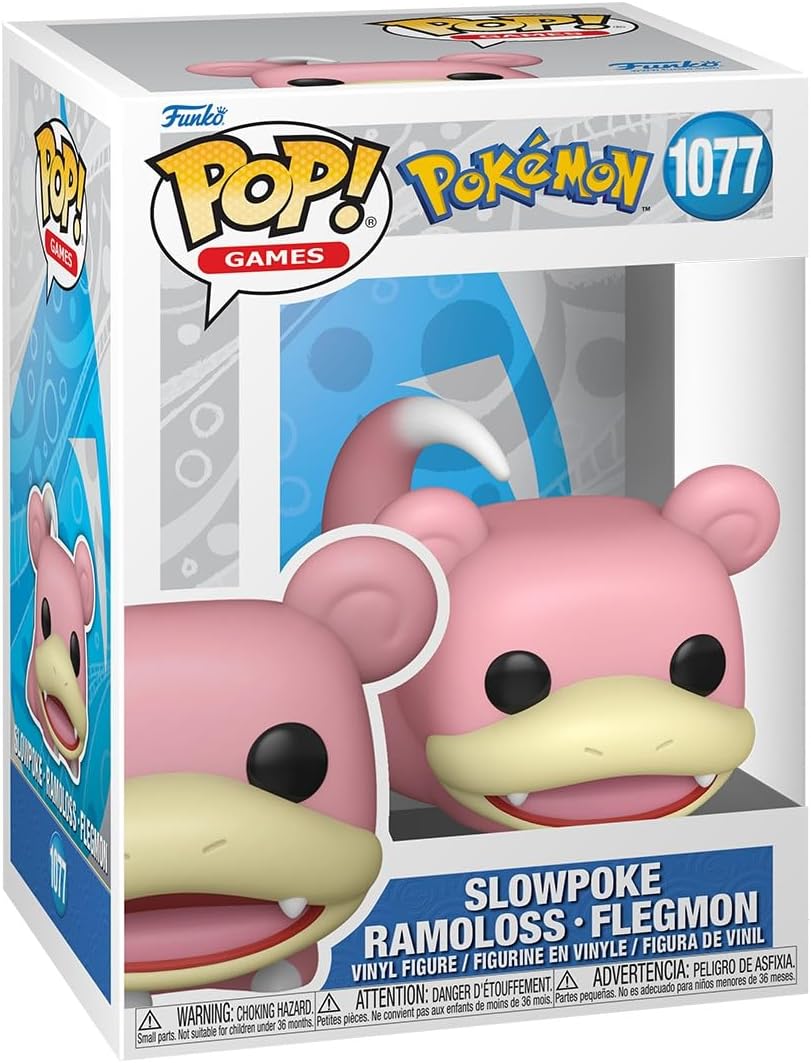 Pop Games Pokemon 3.75 Inch Action Figure - Slowpoke #1077