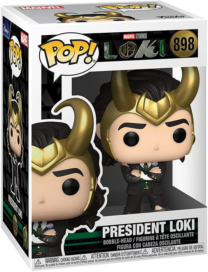 Pop Marvel Loki 3.75 Inch Action Figure - President Loki #898