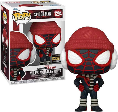 Pop Marvel Spider-Man 3.75 Inch Action Figure Exclusive - Winter Miles Morales #294