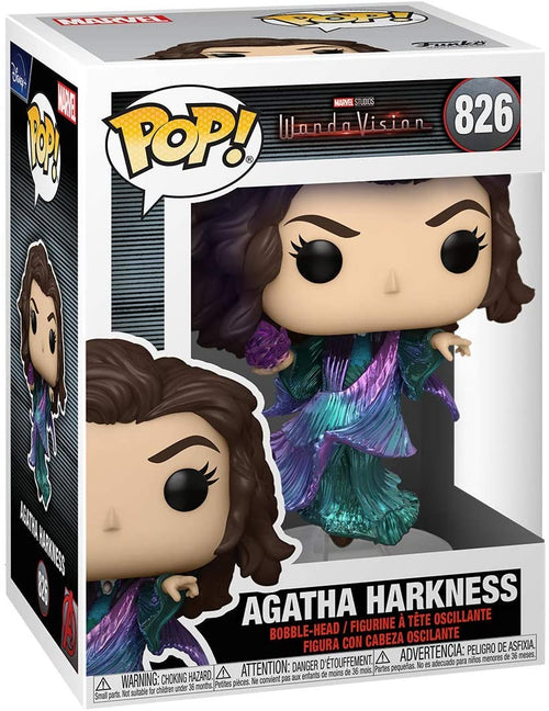 Pop Marvel Wanda Vision 3.75 Inch Action Figure - Agatha Harkness #826 (Sub-Standard Packaging)