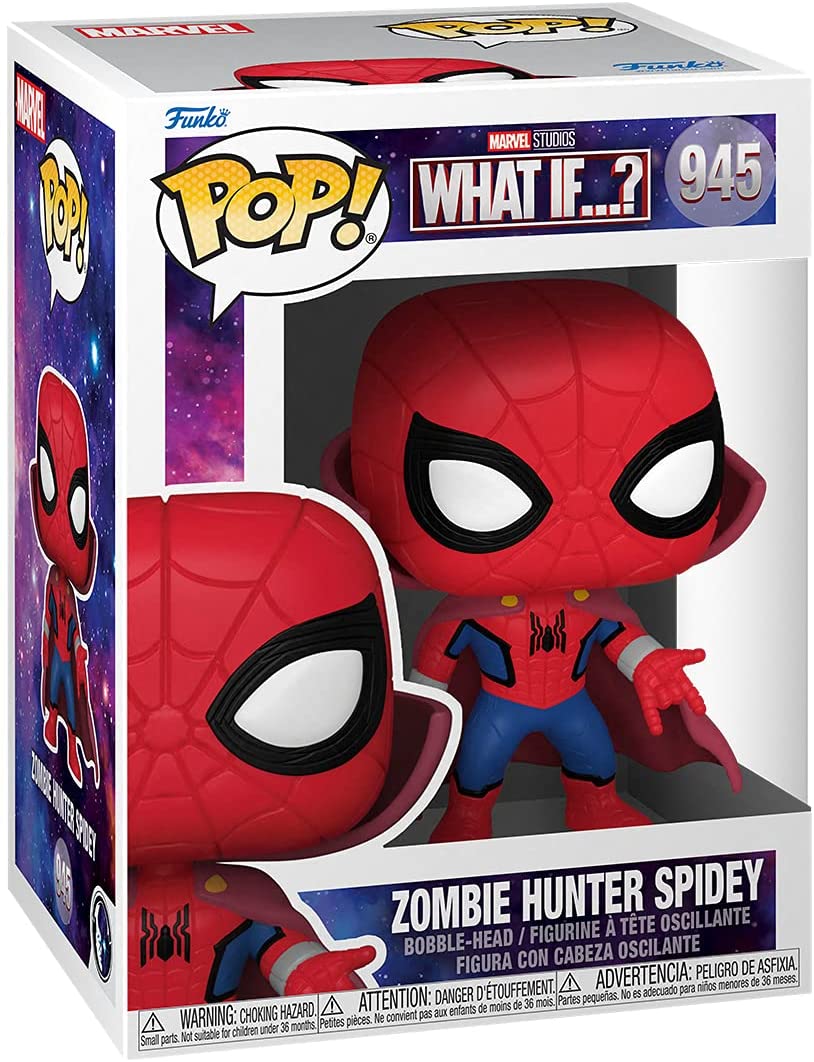 Pop Marvel What If 3.75 Inch Action Figure - Zombie Hunter Spider-Man #945