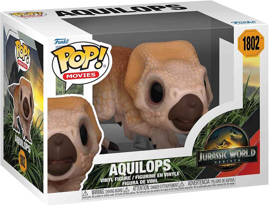 Pop Movies Jurassic World Rebirth 3.75 Inch Action Figure - Aquilops #1802