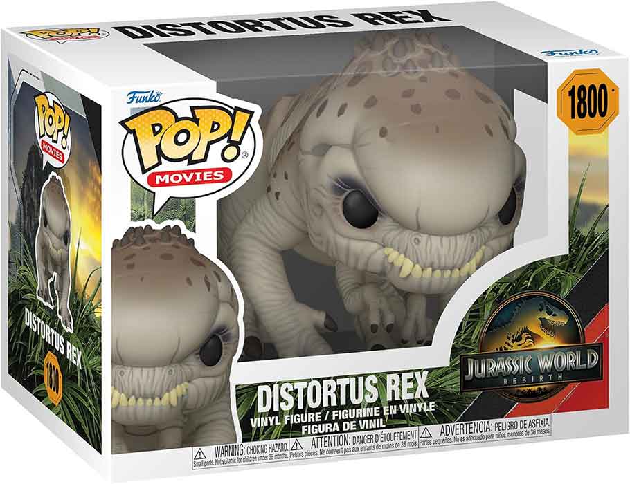 Pop Movies Jurassic World Rebirth 3.75 Inch Action Figure - Distortus Rex #1800