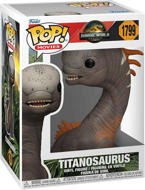 Pop Movies Jurassic World Rebirth 3.75 Inch Action Figure - Titanosaurus #1799