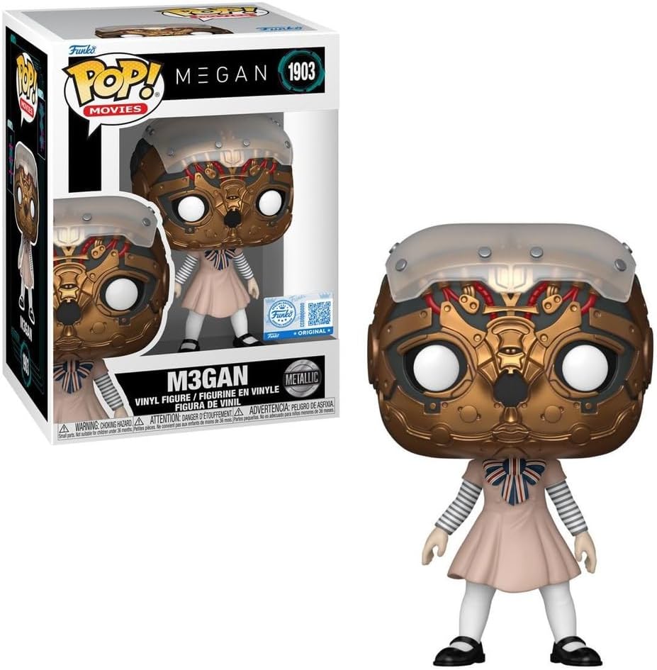 Pop Movies M3gan 3.75 Inch Action Figure - Metallic Megan #1903