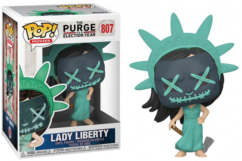 Pop Movies 3.75 Inch Action Figure The Purge Election Year - Lady Liberty #807