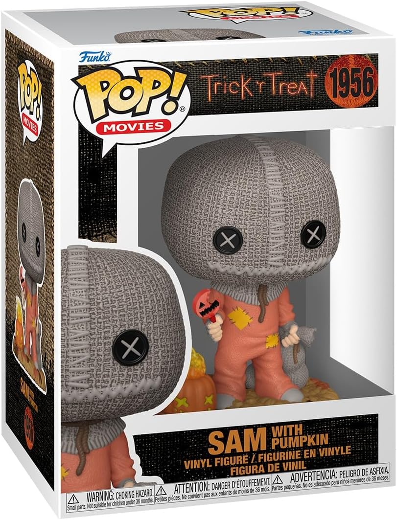 Pop Movies Trick R Treat 3.75 Inch Action Figure - Sam with Pumpkin #1956