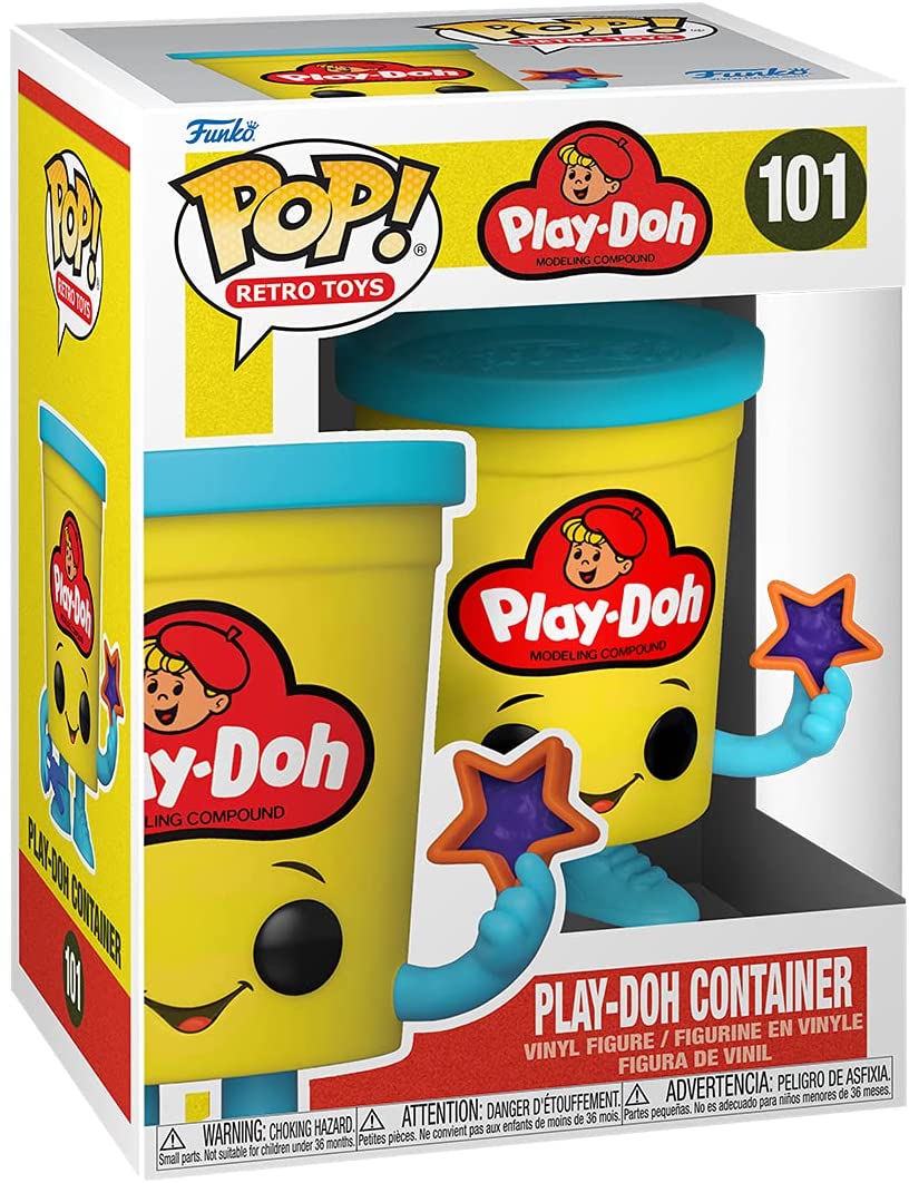 Pop Retro Toys Play-Doh 3.75 Inch Action Figure - Play-Doh Container #101