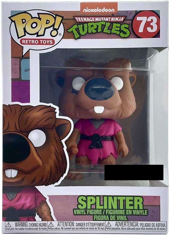 Pop Retro Toys Teenage Mutant Ninja Turtles 3.75 Inch Action Figure Exclusive - Splinter #73