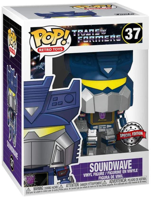 Pop Retro Toys Transformers 3.75 Inch Action Figure Exclusive - Soundwave #37