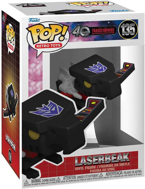 Pop Retro Toys Transformers 3.75 Inch Action Figure - Laserbeak #135