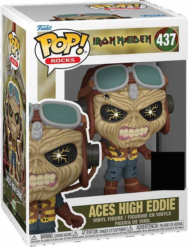 Pop Rocks Iron Maiden 3.75 Inch Action Figure - Aces High Eddie #437