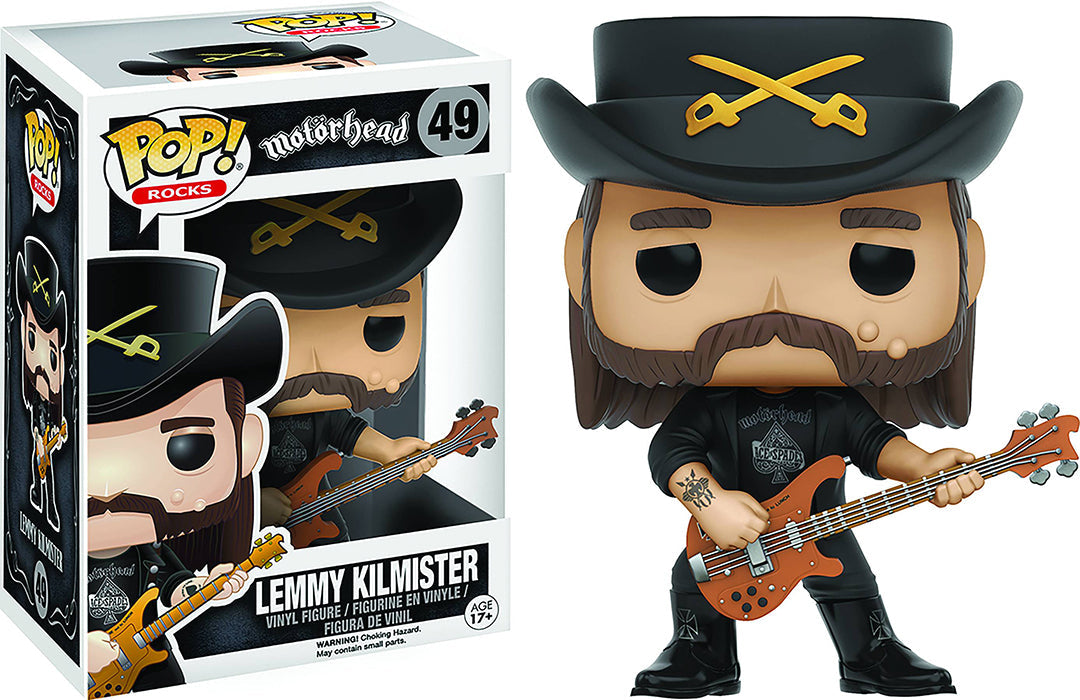 Pop Rocks Motorhead 3.75 Inch Action Figure - Lemmy Kilmister #49