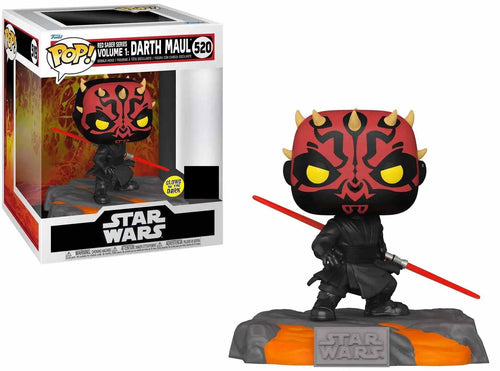 Pop Star Wars 3.75 Inch Action Figure Exclusive - Darth Maul - Glow in The Dark #520