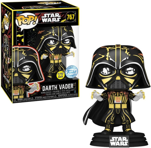 Pop Star Wars 3.75 Inch Action Figure Exclusive - Glows in The Dark Darth Vader #767