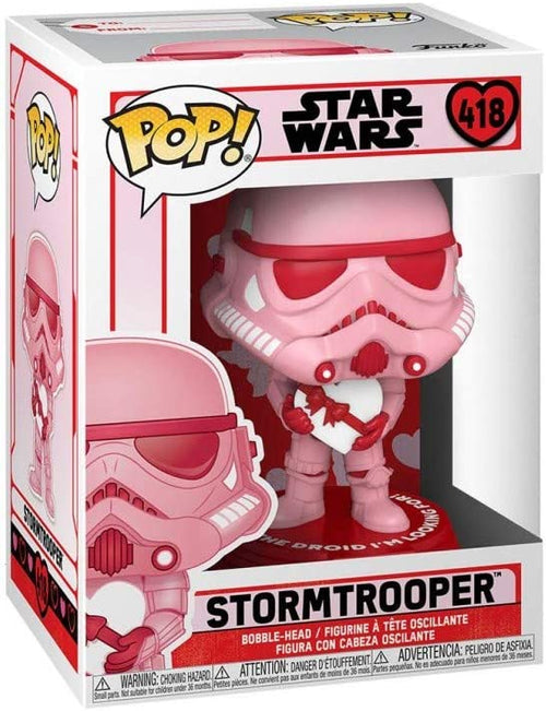 Pop Star Wars 3.75 Inch Action Figure - Stormtrooper Valentines #418 (Sub-Standard Packaging)