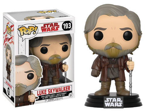 Pop Star Wars 3.75 Inch Action Figure The Last Jedi - Luke Skywalker #193