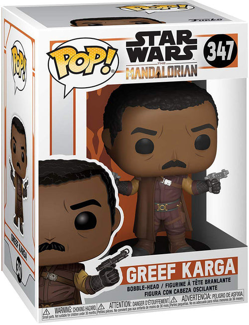 Pop Star Wars 3.75 Inch Action Figure The Mandalorian - Greef Karga #347