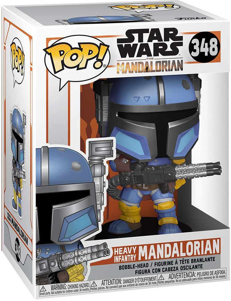 Pop Star Wars 3.75 Inch Action Figure The Mandalorian - Heavy Infantry Mandalorian #348