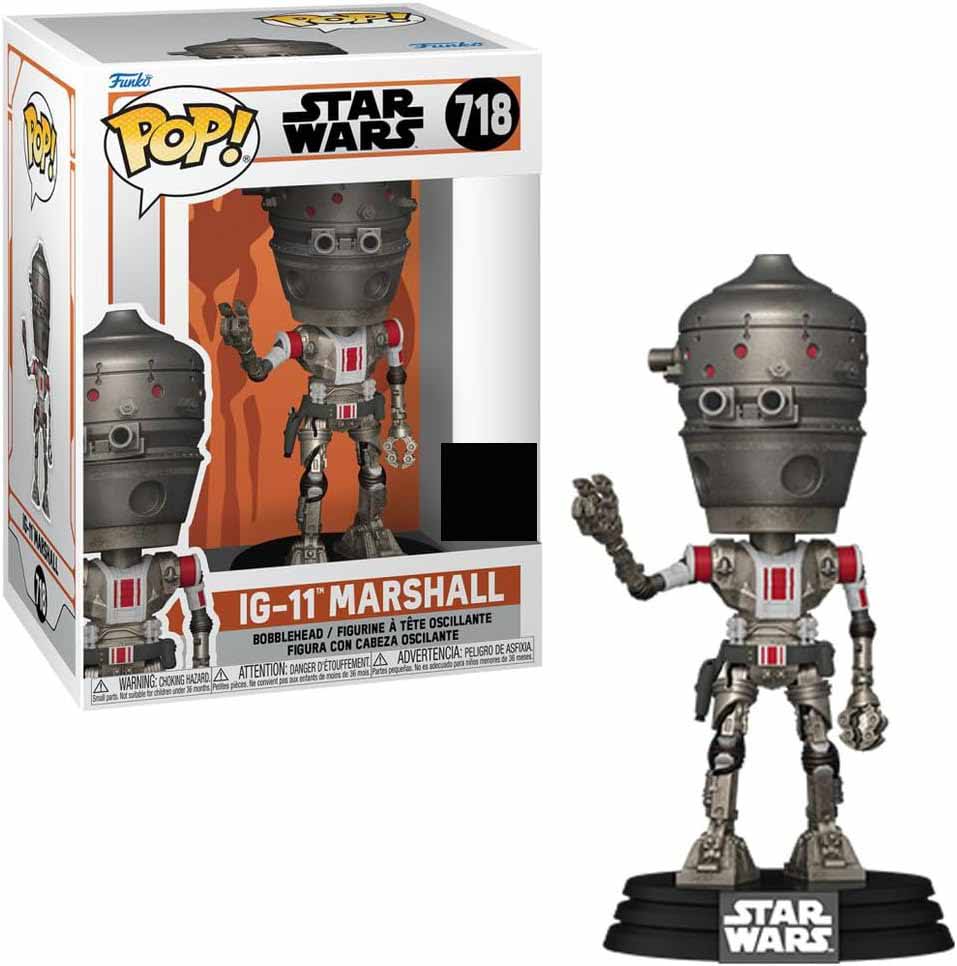Pop Star Wars The Mandalorian 3.75 Inch Action Figure Exclusive - IG-11 Marshall #718