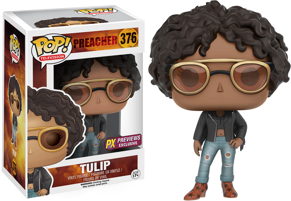 Pop Television 3.75 Inch Action Figure Preacher - Tulip #376 Exclusive