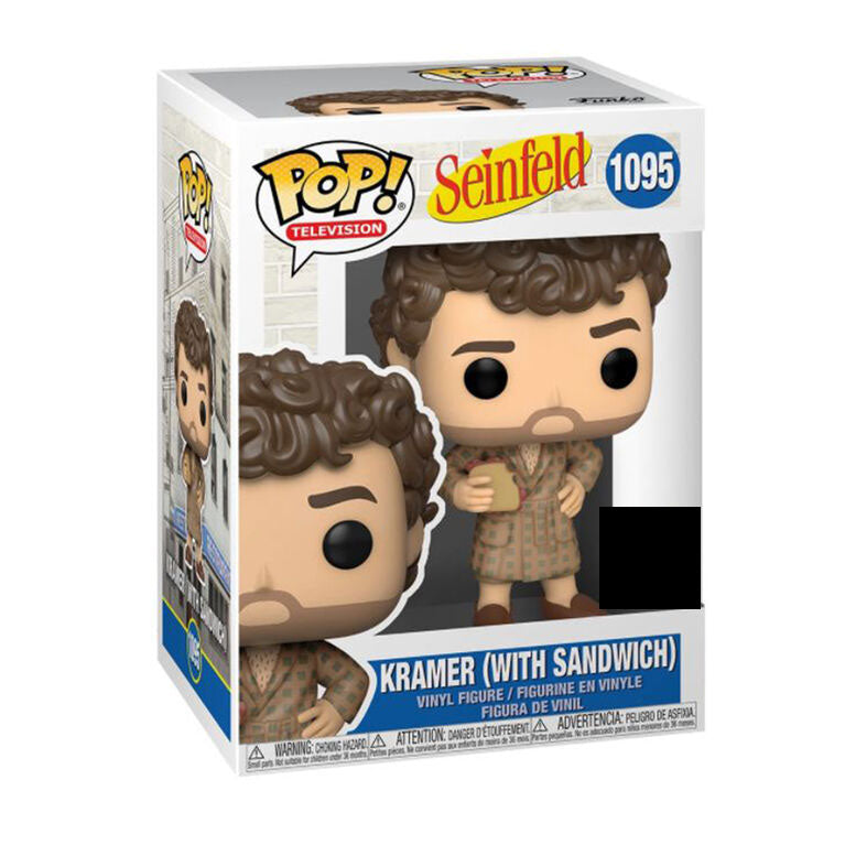 Pop Television Seinfeld 3.75 Inch Action Figure Exclusive - Kramer with Sandwich #1095